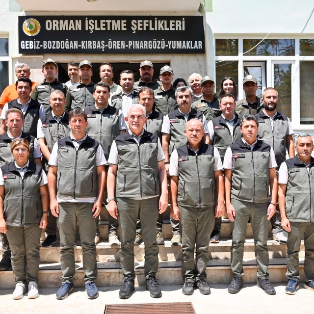 Orman Genel Müdürü Bekir Karacabey, Serik'te incelemelerde bulundu