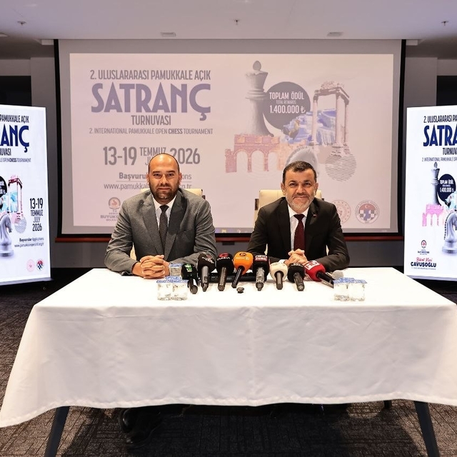 Denizli'de uluslararası satranç turnuvasında geri sayım başladı