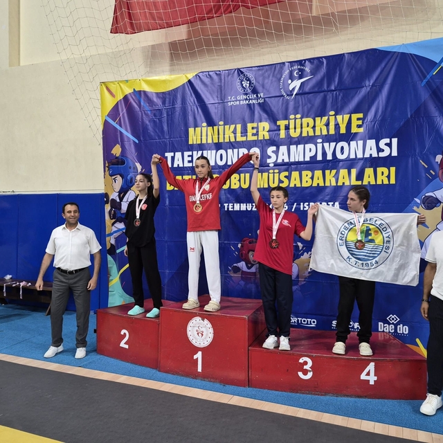 Bilecikli minik tekvandocular Türkiye finallerine damga vurdu