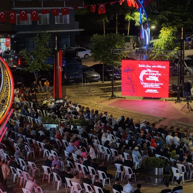 Başiskele'de şehit Ömür Ertuğrul Sarı için anma programı düzenlendi