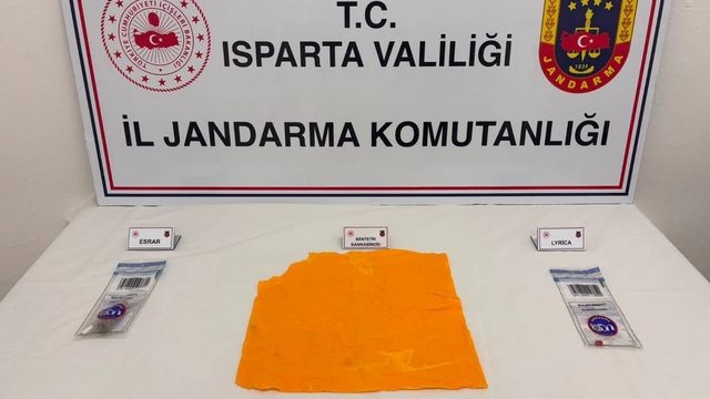 Isparta'da 10 bin kullanımlık sentetik uyuşturucu ele geçirildi: 1 tutuklama
