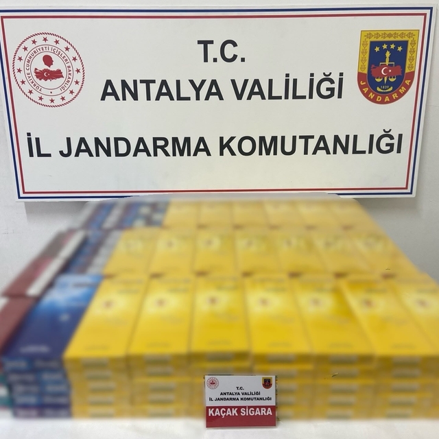 Gazipaşa'da 145 karton kaçak sigara ele geçirildi