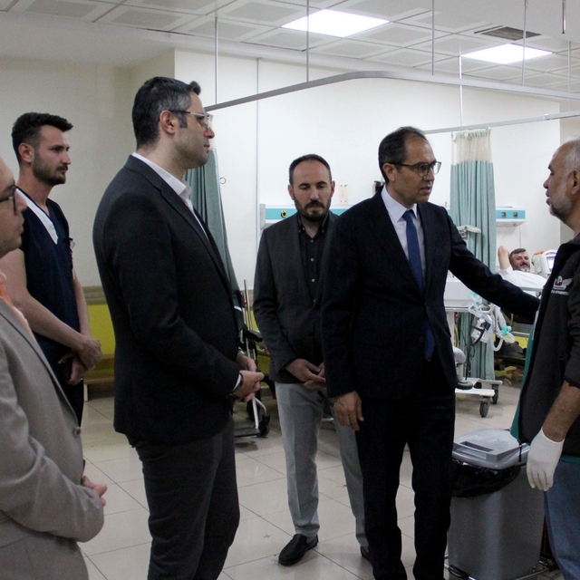İl Sağlık Müdürü Erşan'dan Kayseri Devlet Hastanesi'nde inceleme