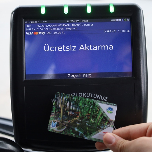 Sakarya'da toplu taşımada vatandaş dostu "Aktarma" sistemi 514 bin kez kull...