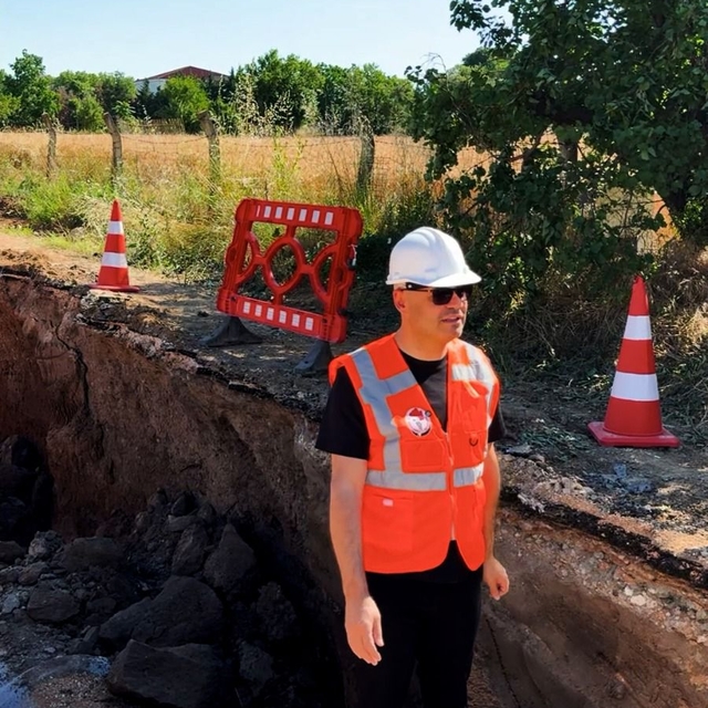 Kırklareli Belediye Başkanı Bulut, altyapı çalışmalarını inceledi