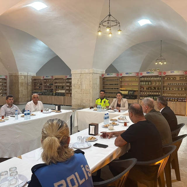 Belen ilçesinde muhtarlarla huzur toplantısı yapıldı