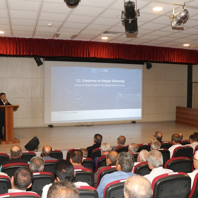 PTT hizmetleri Oltu'da tanıtıldı: Muhtar ve esnaflara bilgilendirme toplant...