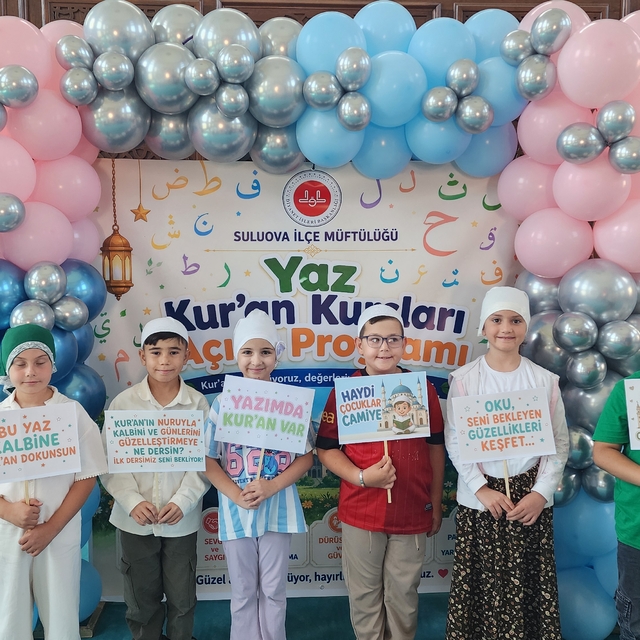 Suluova'da Yaz Kur'an Kursları başladı