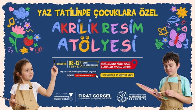 Büyükşehir'den çocuklara yaz tatilinde sanat desteği