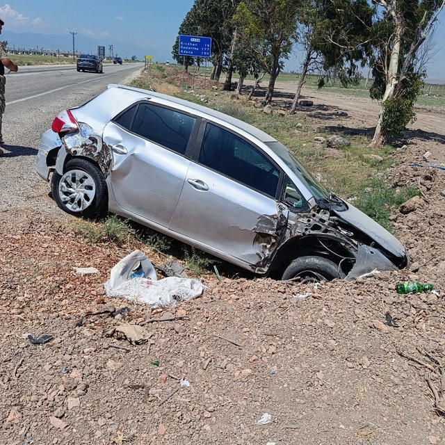 Kumlu'da trafik kazası: 1 yaralı