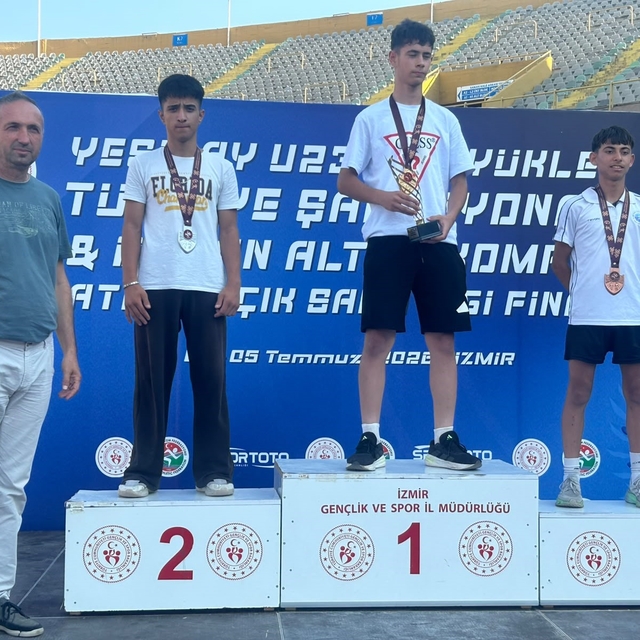 Aydınlı atlet Şirin Türkiye ikincisi oldu