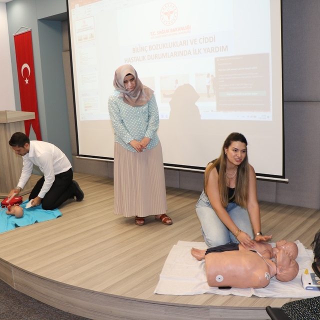 Aydın Ticaret Odası üyeleri ilk yardım eğitimi aldı