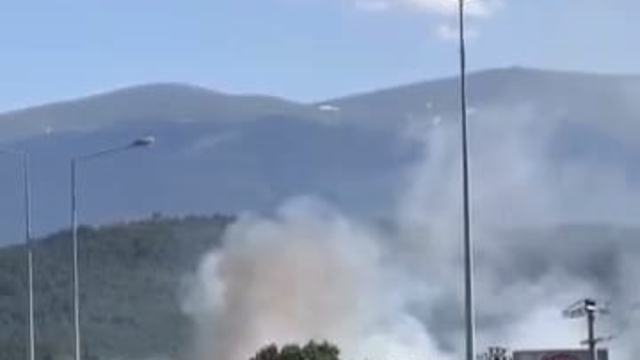 Bursa'da ot yangını; havadan ve karadan müdahale ediliyor