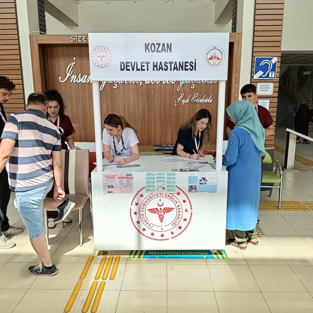 Kozan'da "Hareket Yaşını Öğren, Sağlıklı Yaşa" kampanyasında yaklaşık 1000...