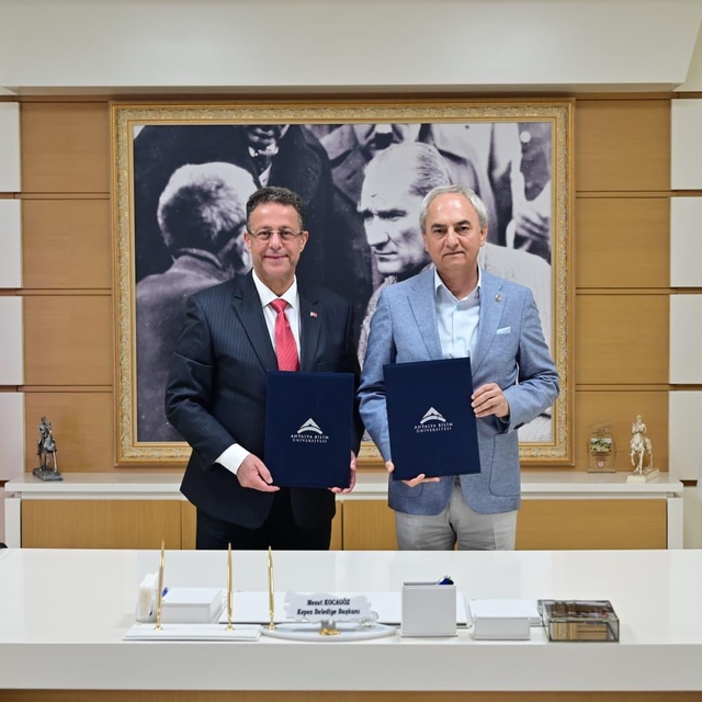 Kepez Belediyesi ile Antalya Bilim Üniversitesi arasında eğitim protokolü i...