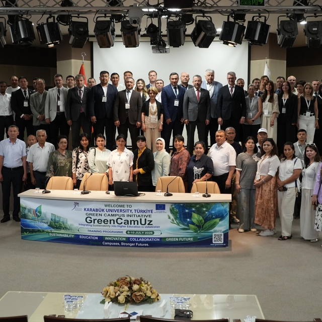 KBÜ Erasmus+ GreenCamUz projesine ev sahipliği yapıyor