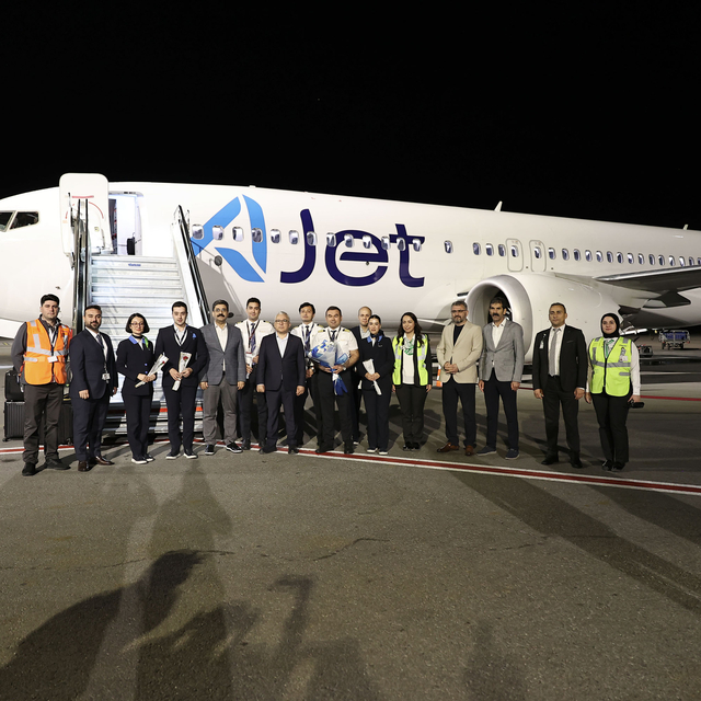 AJet'in Sivas-Köln uçak seferleri başladı