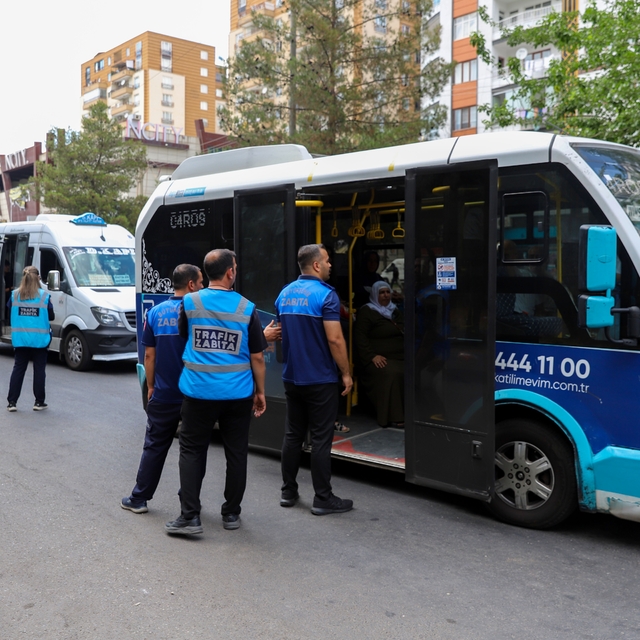 Toplu taşıma araçlarına yönelik denetimler sürüyor