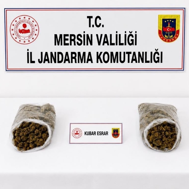 Mersin'de jandarmadan uyuşturucu operasyonu: 2 tutuklama