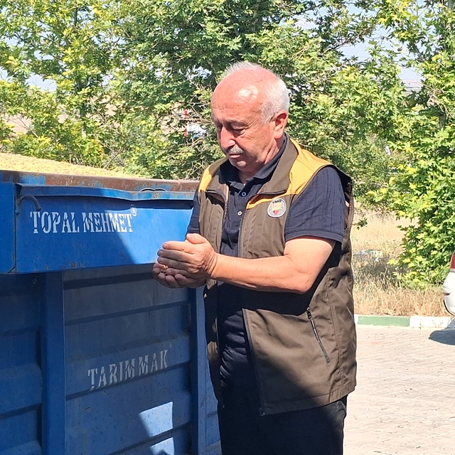 Ankara'nın ilçelerinde TMO'nun hububat alımı sürüyor