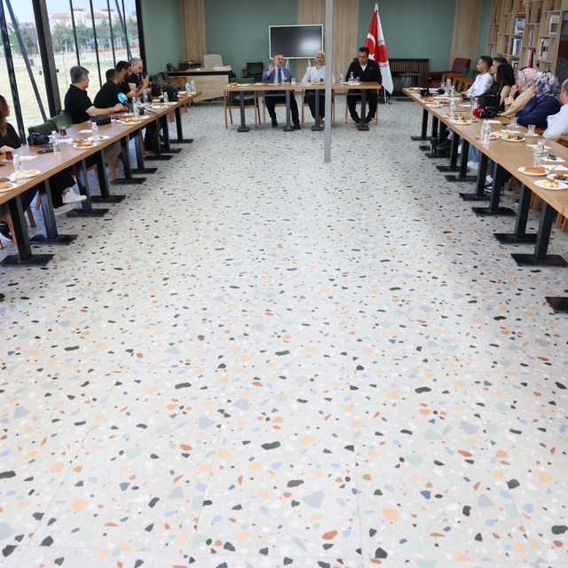 Yozgat Bozok Üniversitesi Rektörü Yaşar, basın mensuplarıyla bir araya geld...