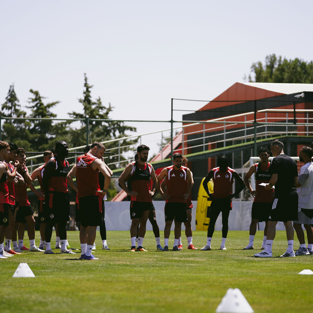 Gaziantep FK'de futbolcular, dayanıklılık ve kondisyon testinden geçti