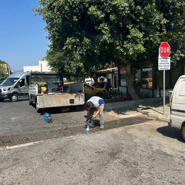 Bodrum Belediyesi Destek Hizmetleri Müdürlüğü atölyelerinde yoğun mesai