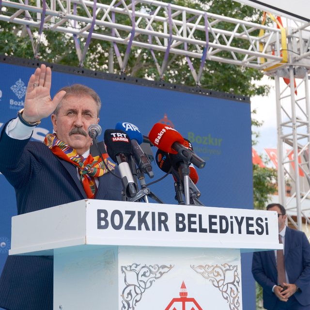 BBP Genel Başkanı Mustafa Destici, Konya'nın Bozkır ilçesinde toplu açılış...
