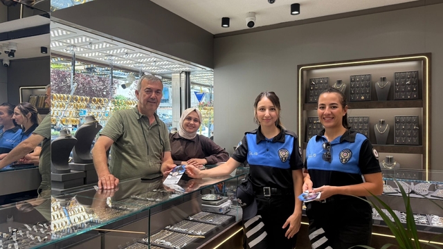 Çankırı'da kuyumculara "dolandırıcılık" bilgilendirilmesi