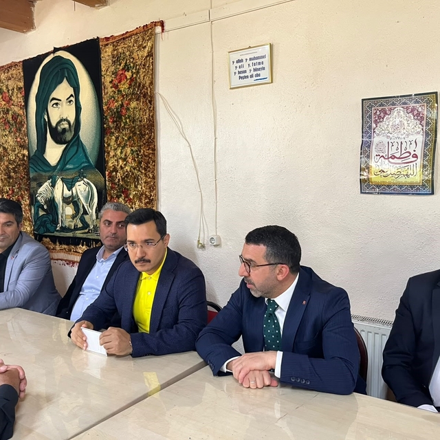 Milletvekili Çalkın Akyaka'da muhtarlar ve vatandaşlarla buluştu