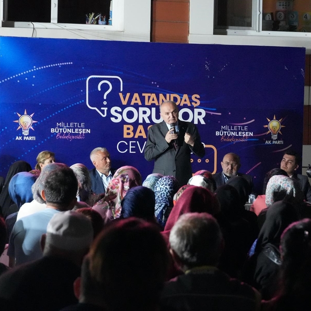 Başkan Özlü mahalle toplantılarını Sancaklar ile sürdürdü