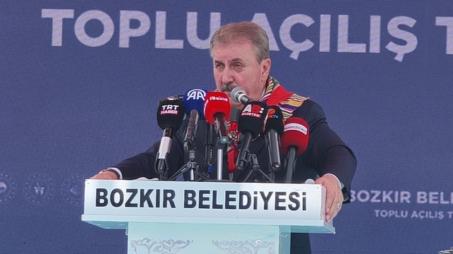 BBP Genel Başkanı Destici, Bozkır'da toplu açılış törenine katıldı