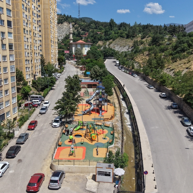 Karabük'te Cevizkent TOKİ Tema Parkı'nda sona gelindi