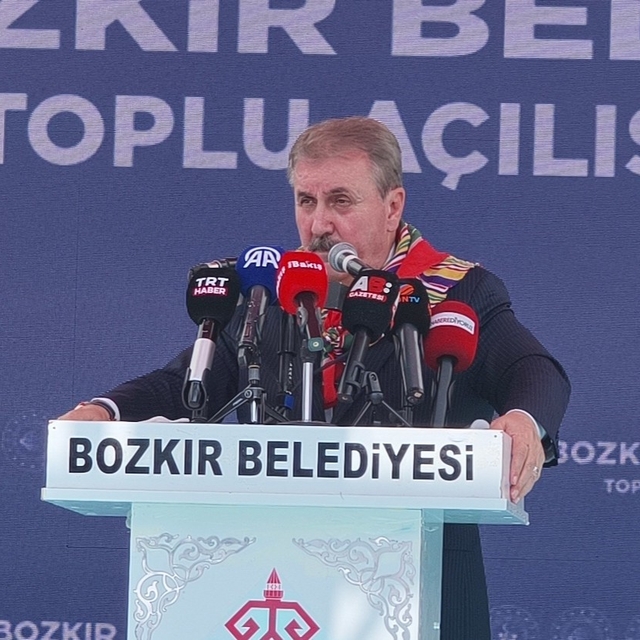 BBP Genel Başkanı Destici, Bozkır'da toplu açılış törenine katıldı