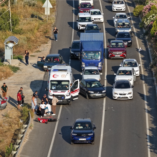 Muğla'da trafik kazası: 1 yaralı