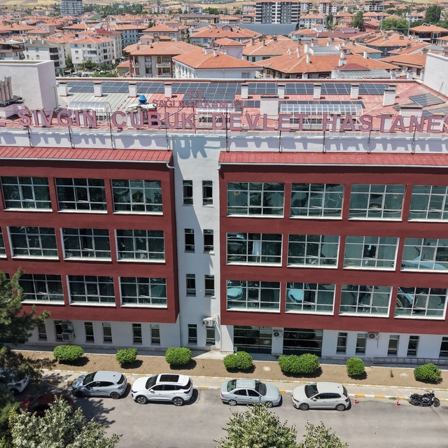 Çubuk Devlet Hastanesinde enerji verimliliğini sağlamak için çalışma yapıld...