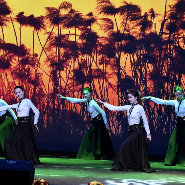 Pekin Yabancı Diller Üniversitesi Dans ve Müzik Topluluğu Fethiye'de sahne...