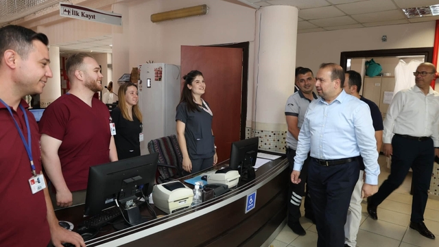 Bozdoğan'daki hastanede hizmetler değerlendirildi