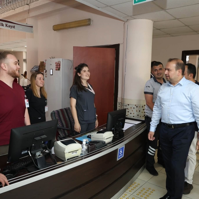 Bozdoğan'daki hastanede hizmetler değerlendirildi