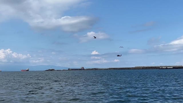 Savaş helikopterlerinin eğitim uçuşu Ereğli'de heyecan yaşattı