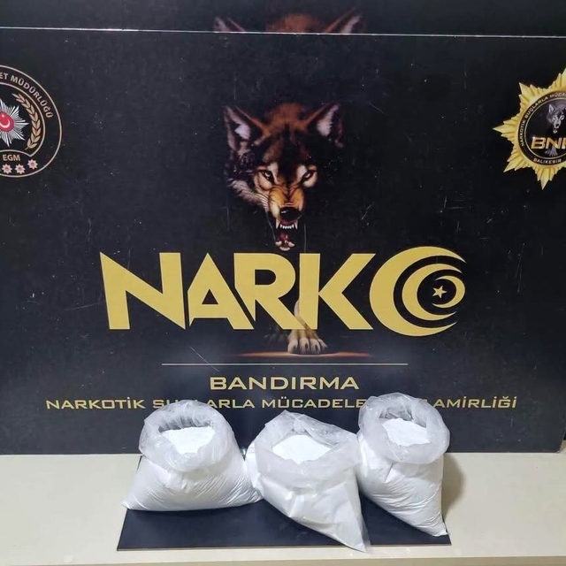Bandırma'da narkotik operasyonu: 6 tutuklama