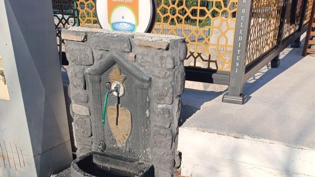 Burdur'da çeşmeye zarar veren gençlere idari yaptırım