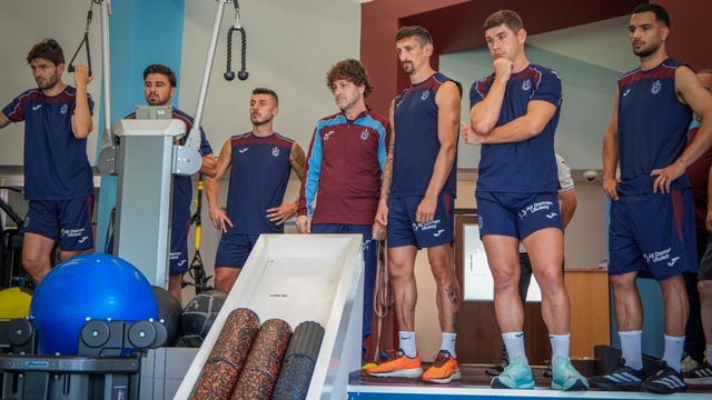 Trabzonspor'da kuvvet çalıştı