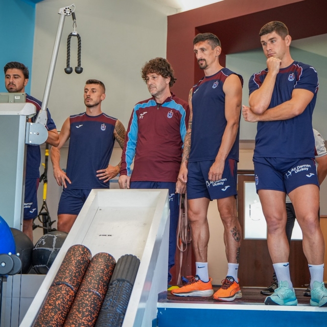 Trabzonspor'da kuvvet çalıştı