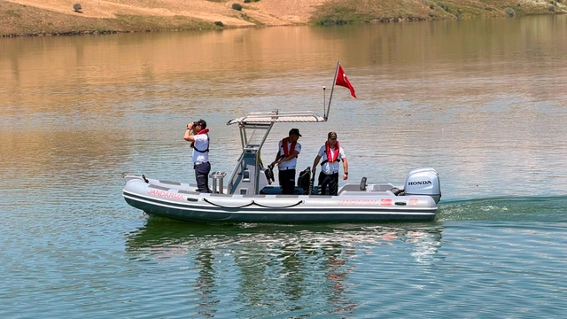 Alparslan-2 Barajı'nda güvenlik ve kaçak avcılık denetimi