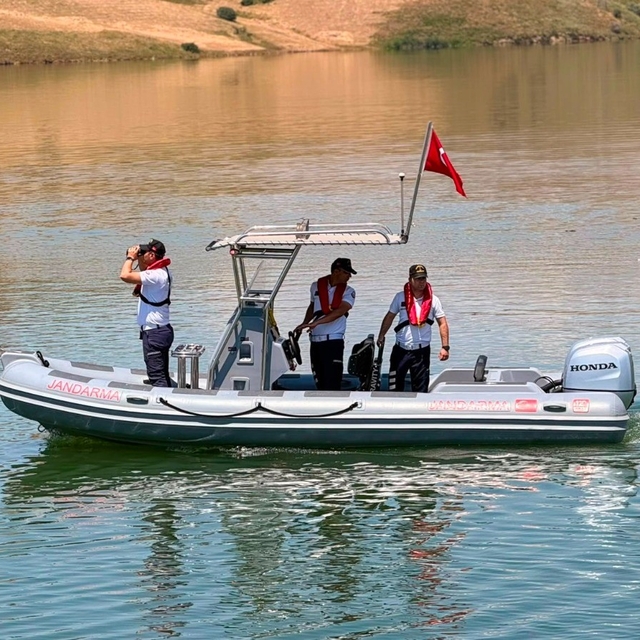Alparslan-2 Barajı'nda güvenlik ve kaçak avcılık denetimi