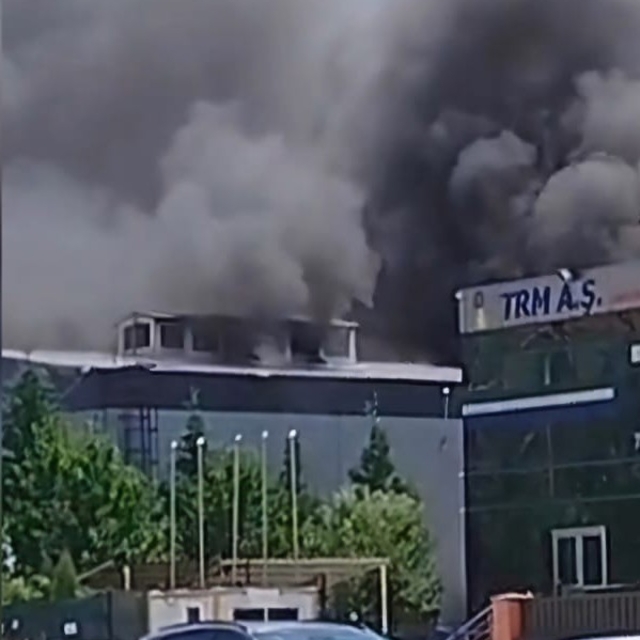 Sakarya'da fabrika yangını söndürüldü