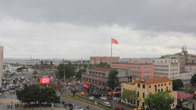 Samsun'u serinleten yağmur