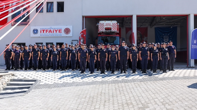 Büyükorhan'a tam donanımlı itfaiye binası