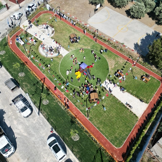 Başkan Arıkan'ın söz verdiği Akçakonak'taki park projesi tamamlandı